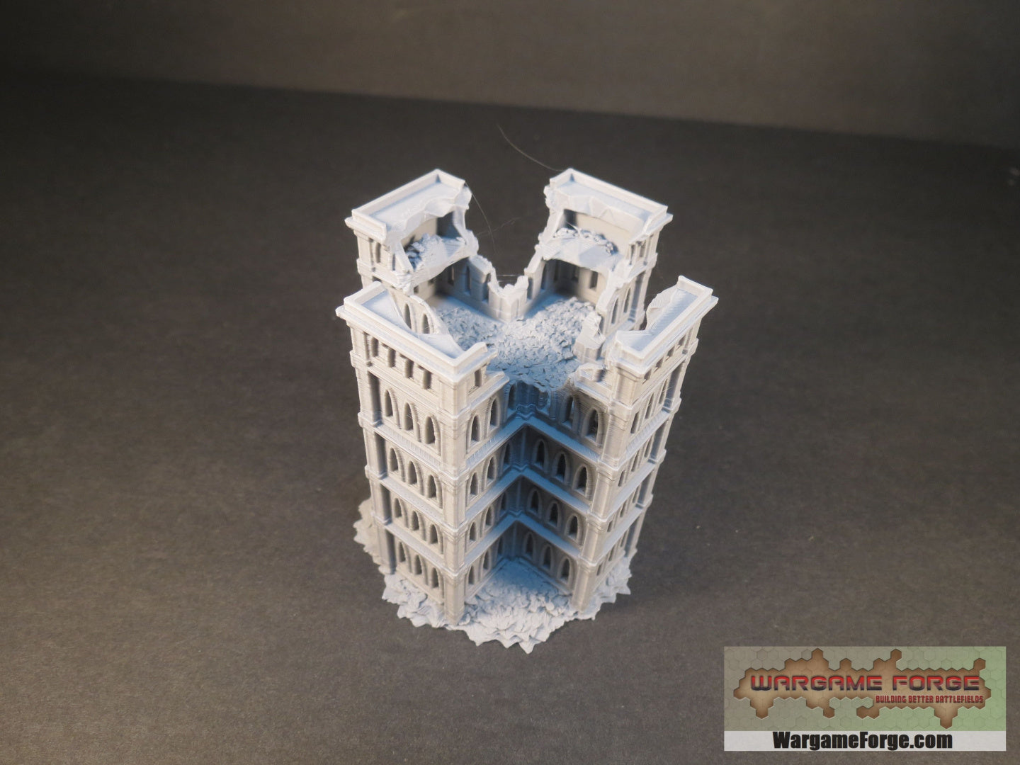 Gothic Ruined Building 4 GR004 - Wargame Forge