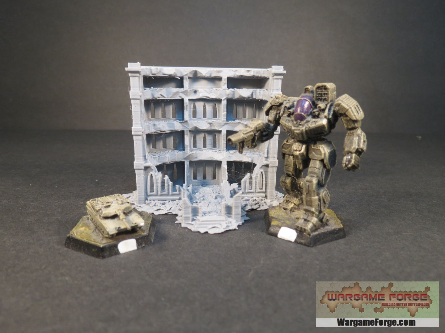 Gothic Ruined Building 7 GR007 - Wargame Forge