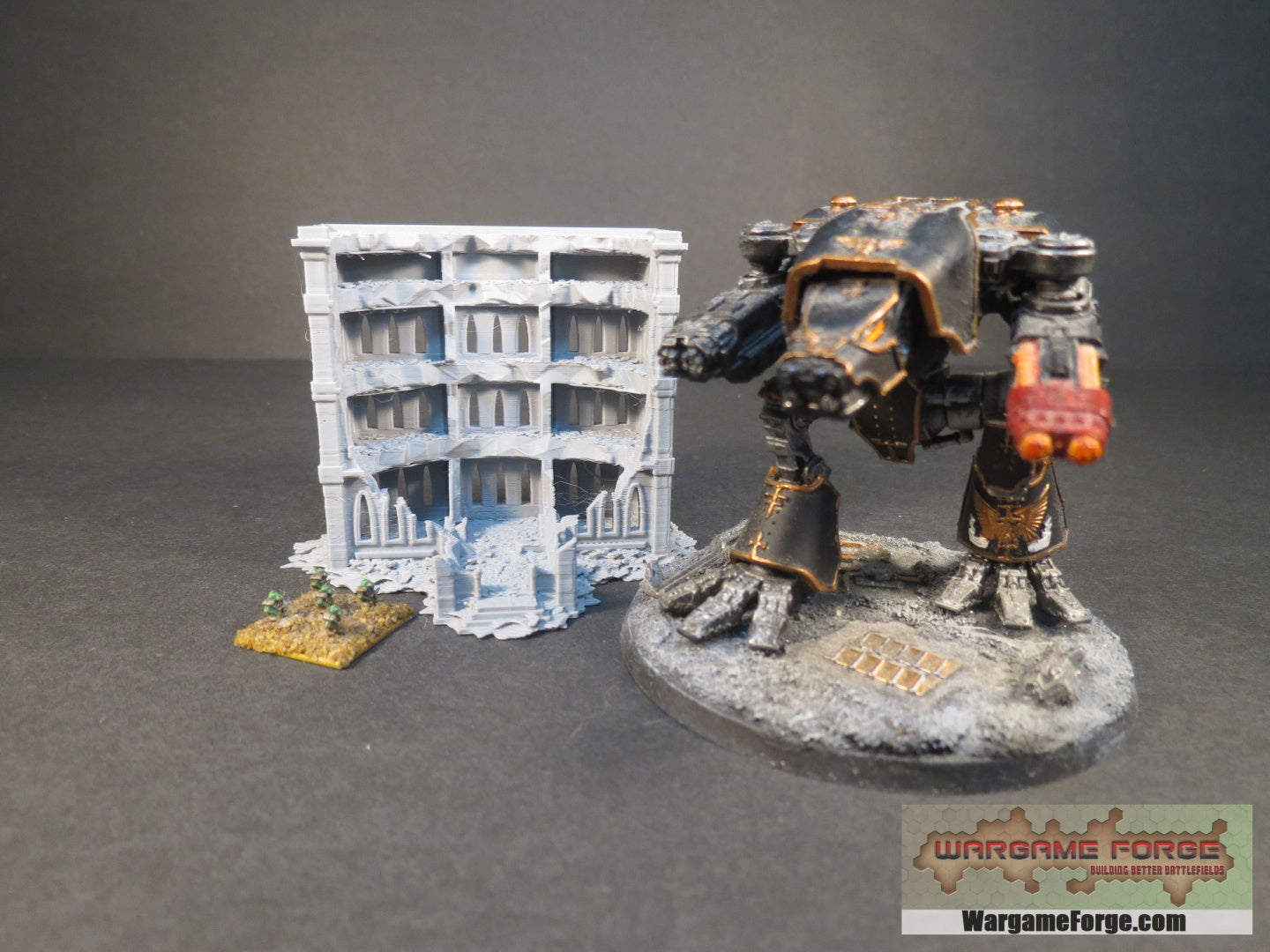 Gothic Ruined Building 7 GR007 - Wargame Forge