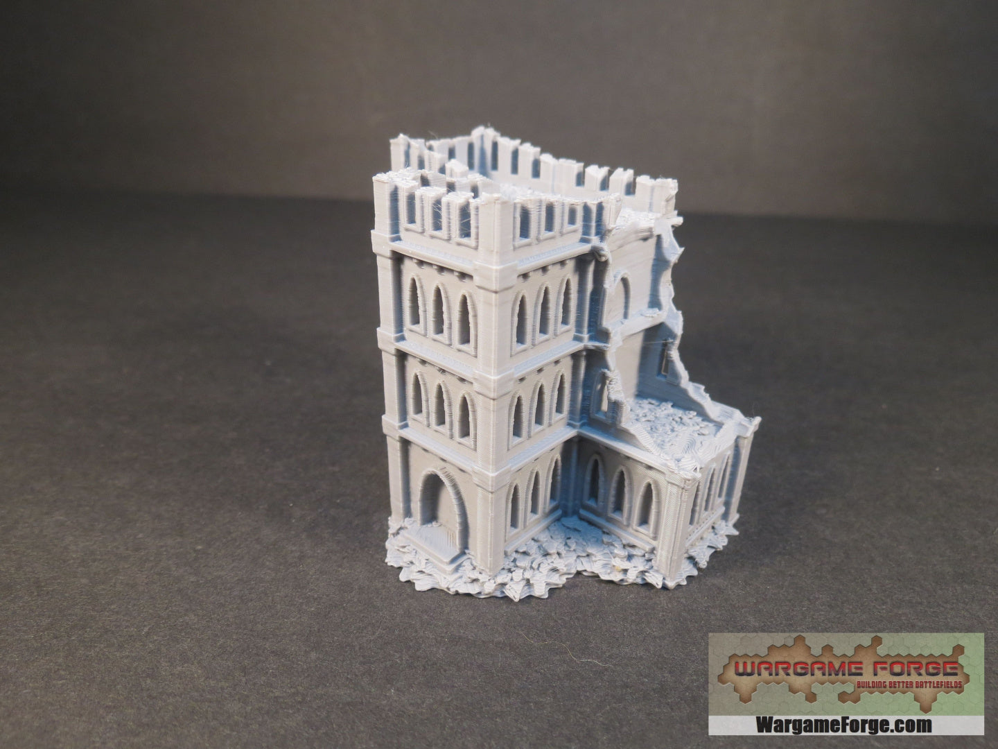 Gothic Ruined Building 8 GR008 - Wargame Forge