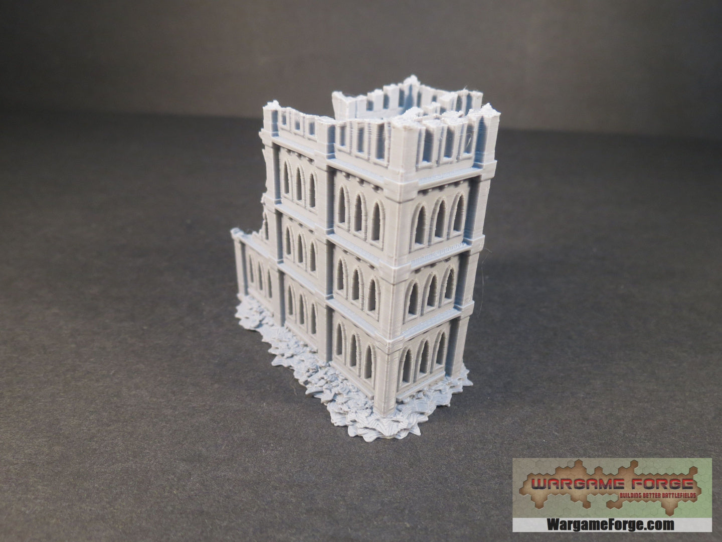 Gothic Ruined Building 8 GR008 - Wargame Forge