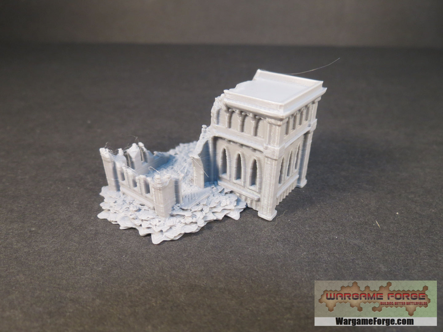 Gothic Ruined Building 9 GR009 - Wargame Forge