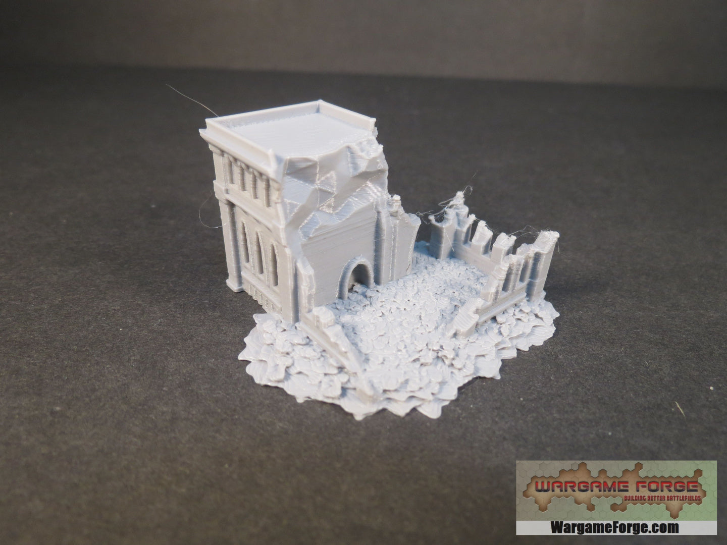 Gothic Ruined Building 9 GR009 - Wargame Forge