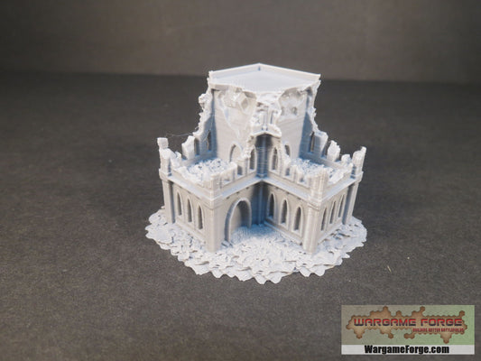 Gothic Ruined Building 10 GR010 - Wargame Forge