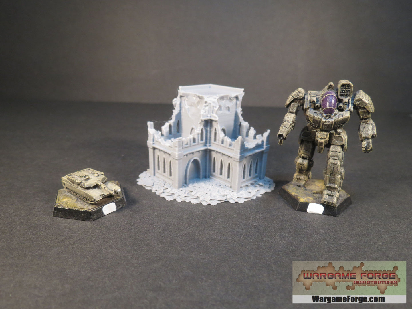 Gothic Ruined Building 10 GR010 - Wargame Forge