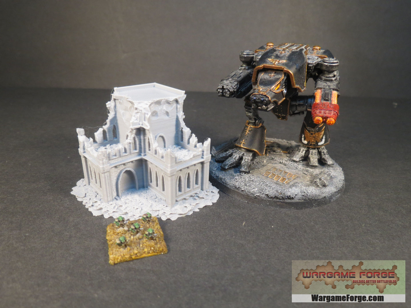 Gothic Ruined Building 10 GR010 - Wargame Forge