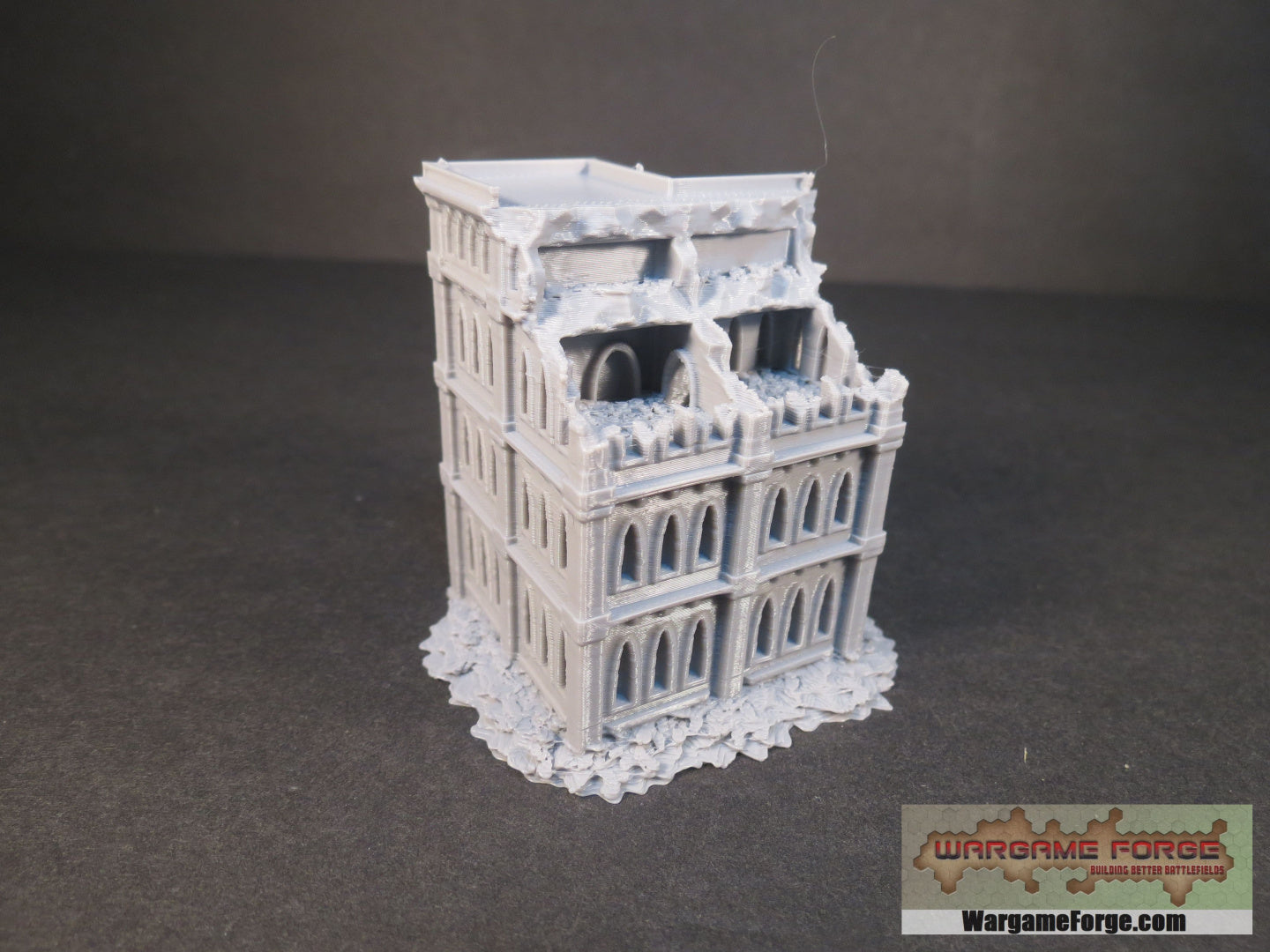 Gothic Ruined Building 16 - Wargame Forge