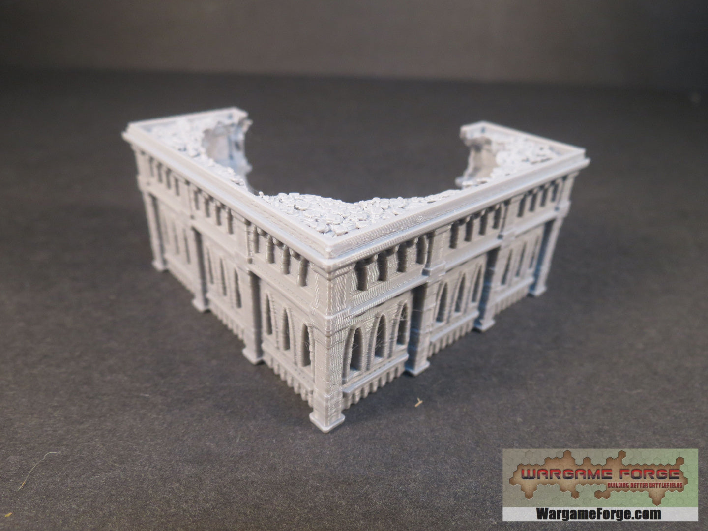 Gothic Ruined Building 13 - Wargame Forge