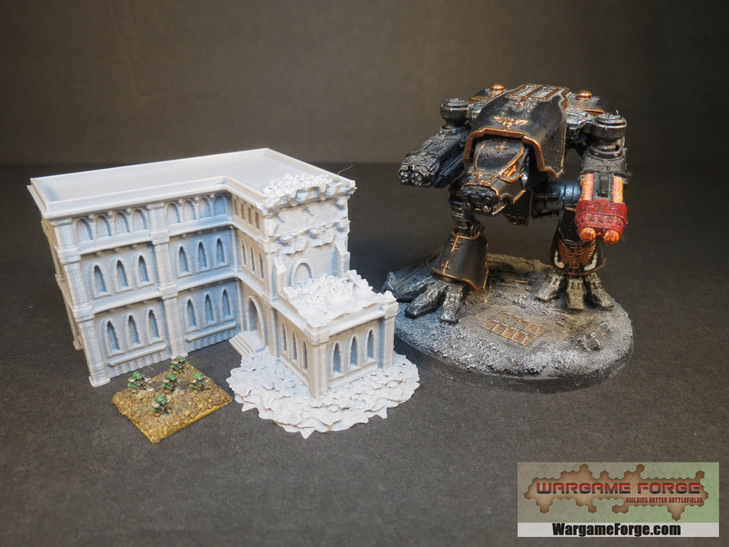 Gothic Ruined Building 14 - Wargame Forge