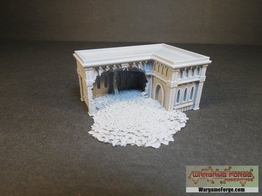 Gothic Ruined Building 17 - Wargame Forge