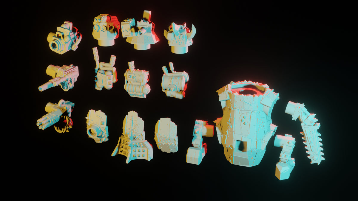 Rust Knight Kit Raider of cendre Rust Knight - 6mm/8mm - Bishok – AfterDark Prints
