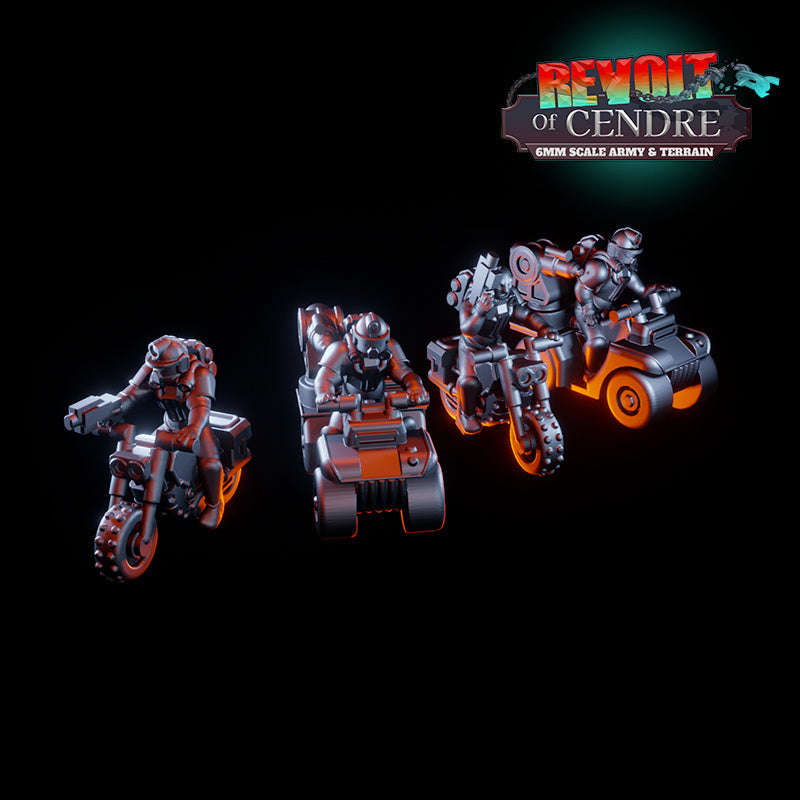 Legion of Cendre Recon Team - 6mm/8mm - Bishok
