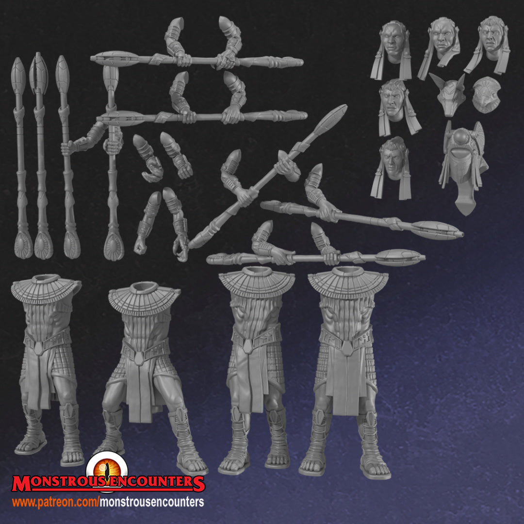 SG Royal Guard - 28/32mm miniatures by Monstrous Encounters
