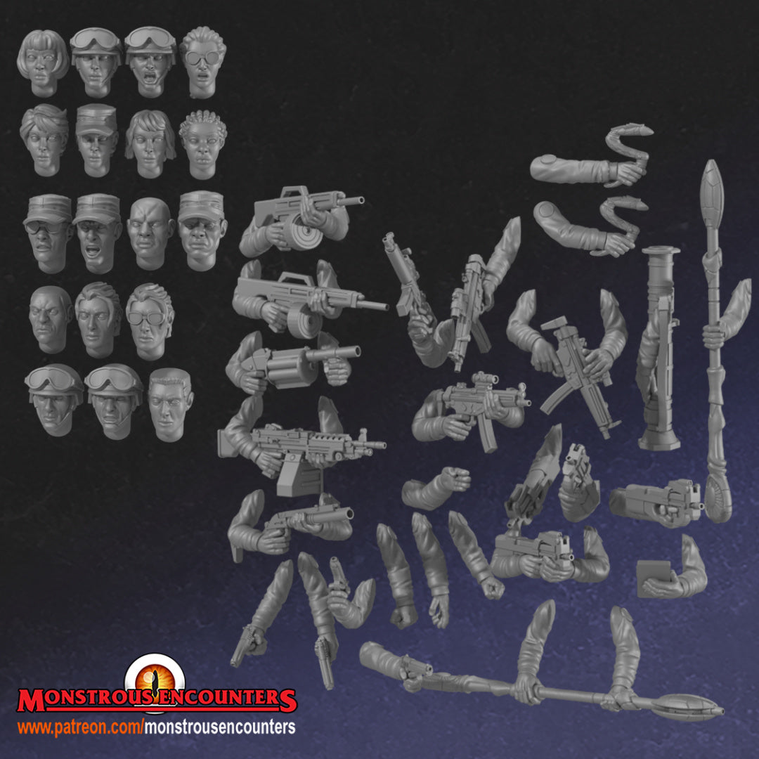 SG Team - 28/32mm miniatures by Monstrous Encounters