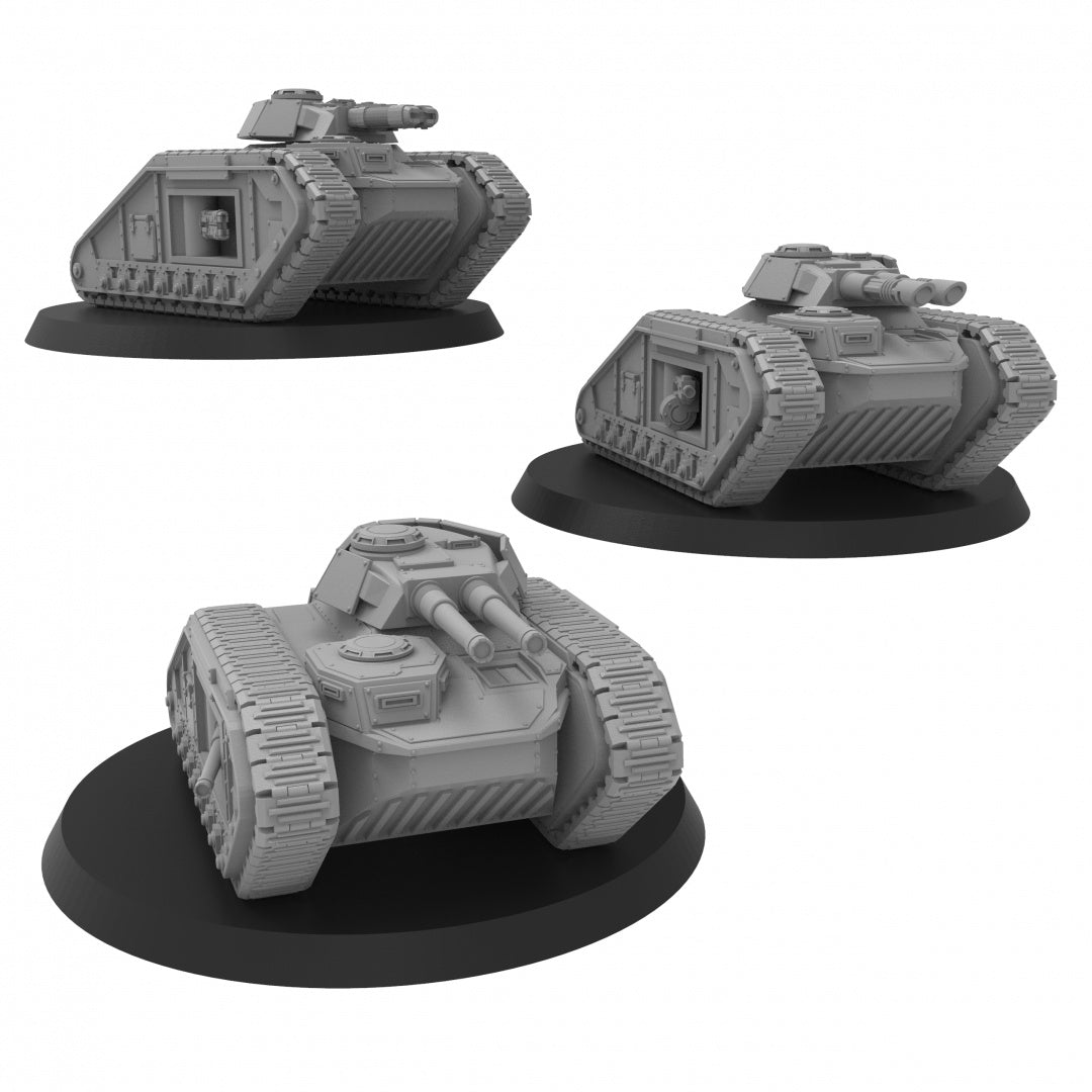 Lunar Auxilia Squalo Light Tanks - 6mm/8mm - ThatEvilOne