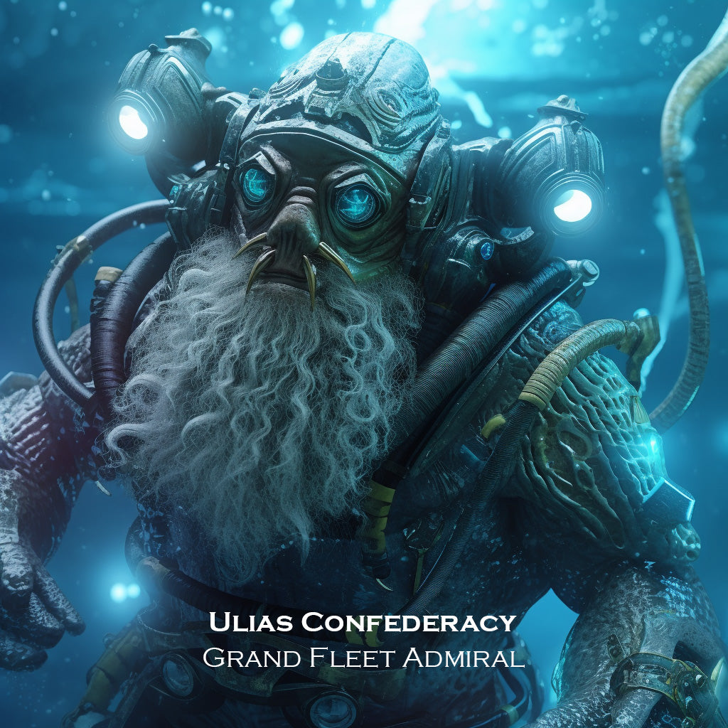 Ulias Confederacy - Grand Fleet Admiral Tabletop - 1/5000 Scale