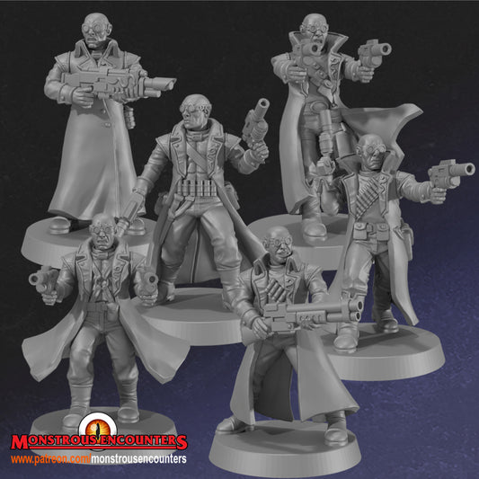 House Umbra Gang 2 - 28/32mm miniatures by Monstrous Encounters