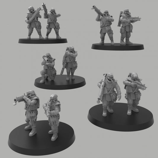 Support Infantry w/ Rockets - ThatEvilOne - 28mm/32mm