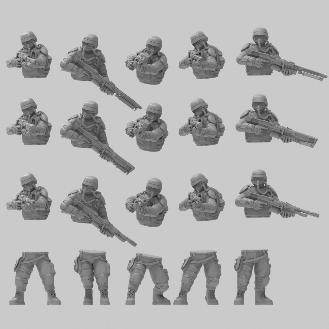 HeckGhosts Assault Infantry Special Weapons  - ThatEvilOne - 28mm/32mm