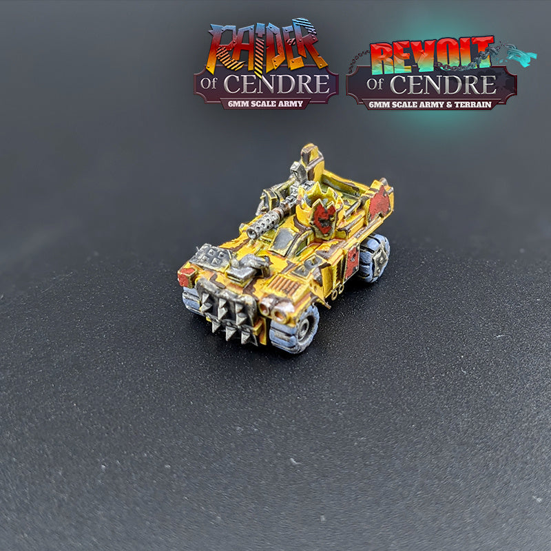 Raider of cendre Looted Industrial Buggy - 6mm/8mm - Bishok