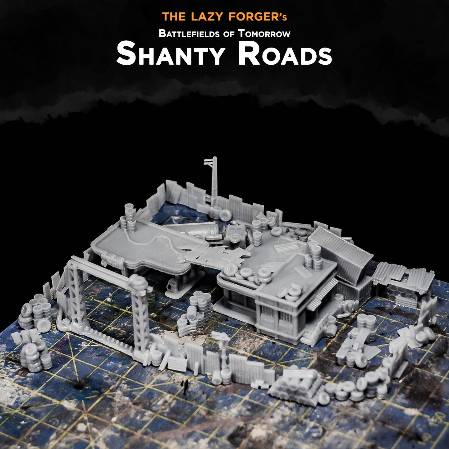 Shanty gas station - Miniature Terrain Set