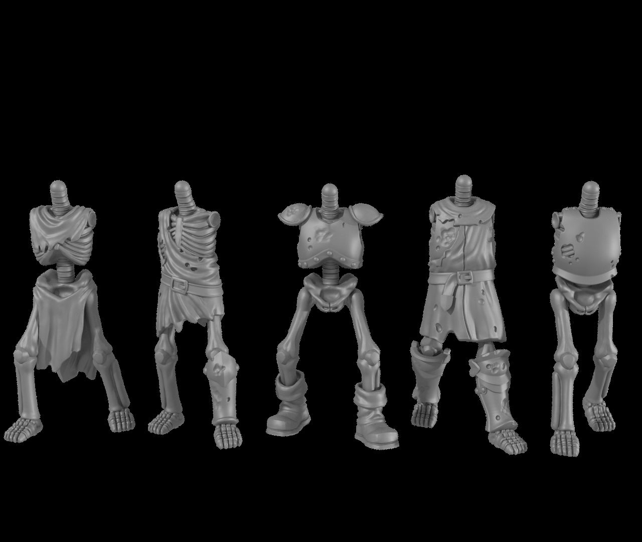 Skeleton Warriors - 28/32mm miniatures by Monstrous Encounters