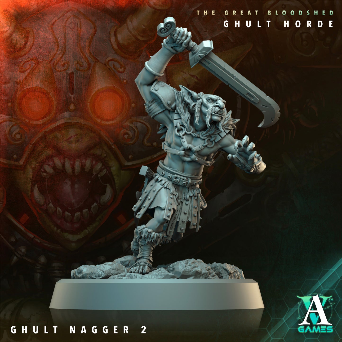 The Great Bloodshed Ghult Horde Nagger - Archvillian Games