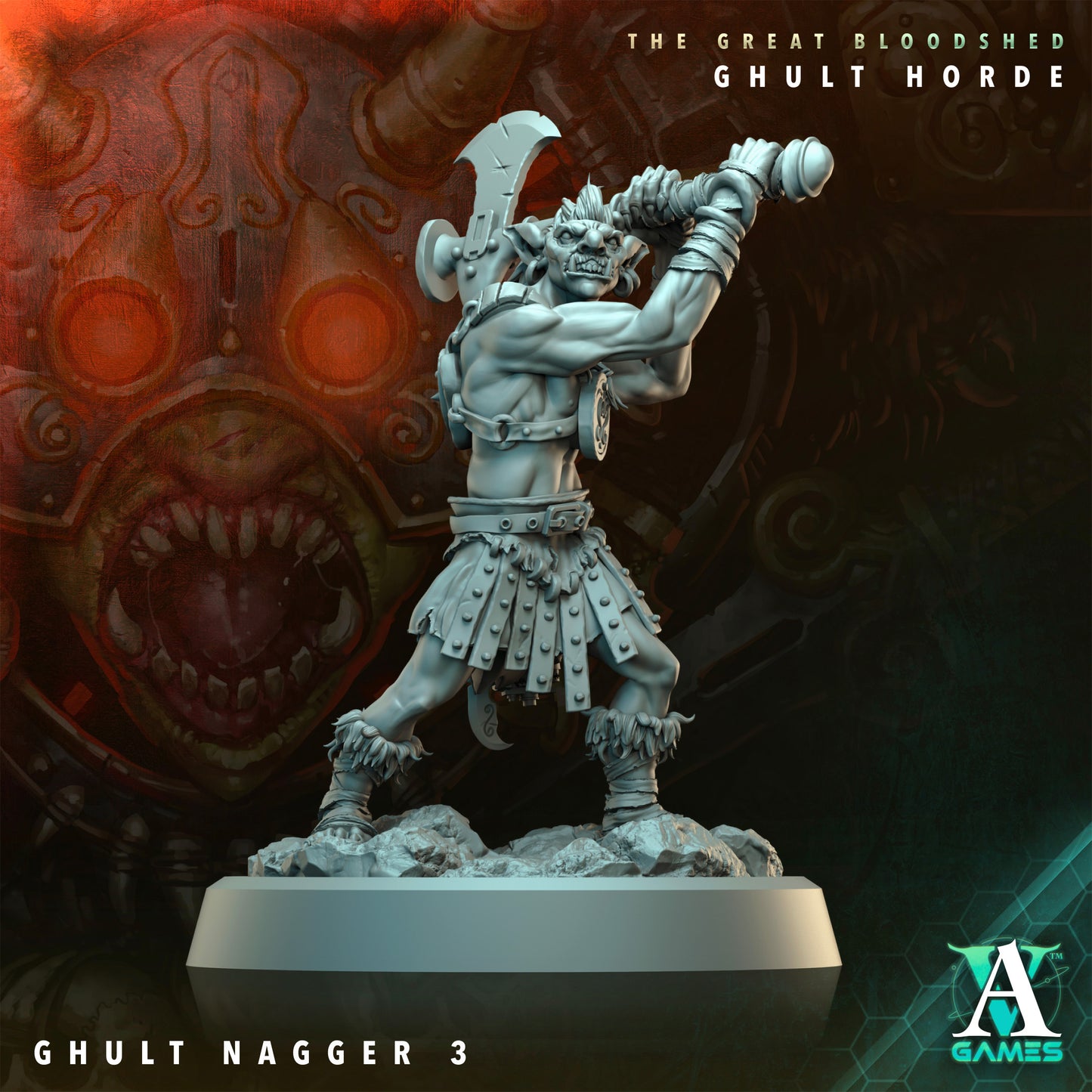 The Great Bloodshed Ghult Horde Nagger - Archvillian Games