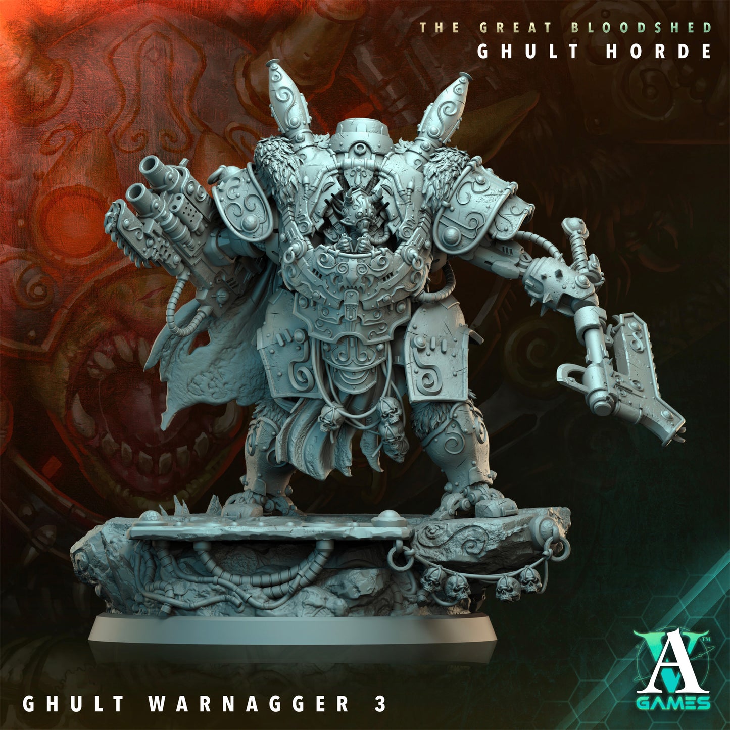 The Great Bloodshed Ghult Horde WarNagger - Archvillian Games