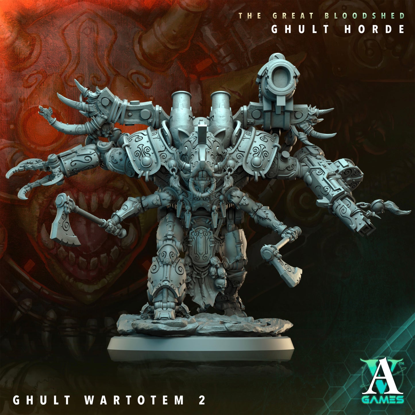 The Great Bloodshed Ghult Horde WarTotem - Archvillian Games