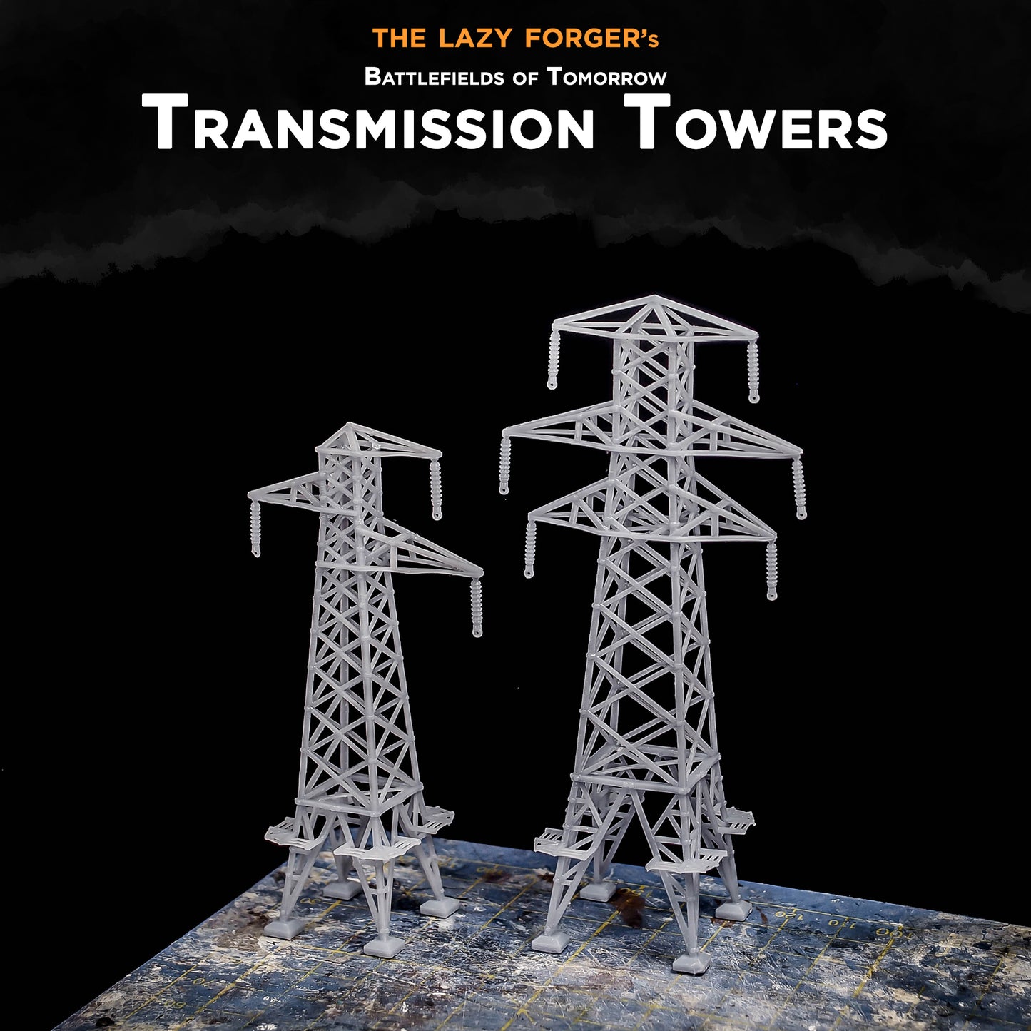 Transmission Towers - Miniature Terrain Set