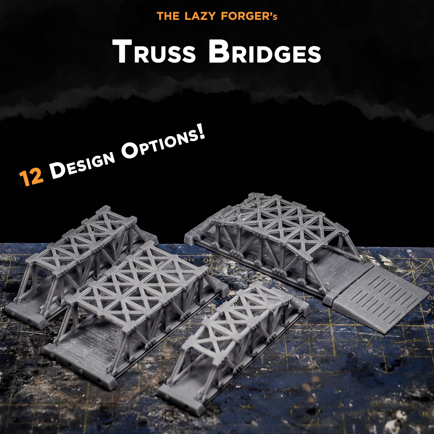 Truss Bridges - Miniature Terrain Set