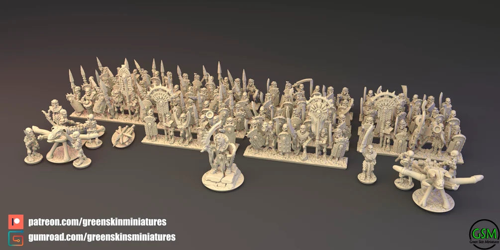 Kings of Sand Army By Green Skin Miniatures - 10mm Miniatures