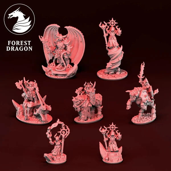 Chaotic Despoilers Army - 10mm - Forest dragon