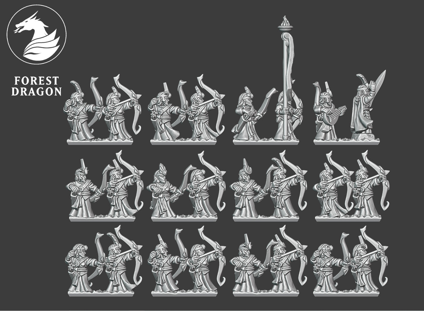 Noble Elf Army - 10mm - By Forest Dragon