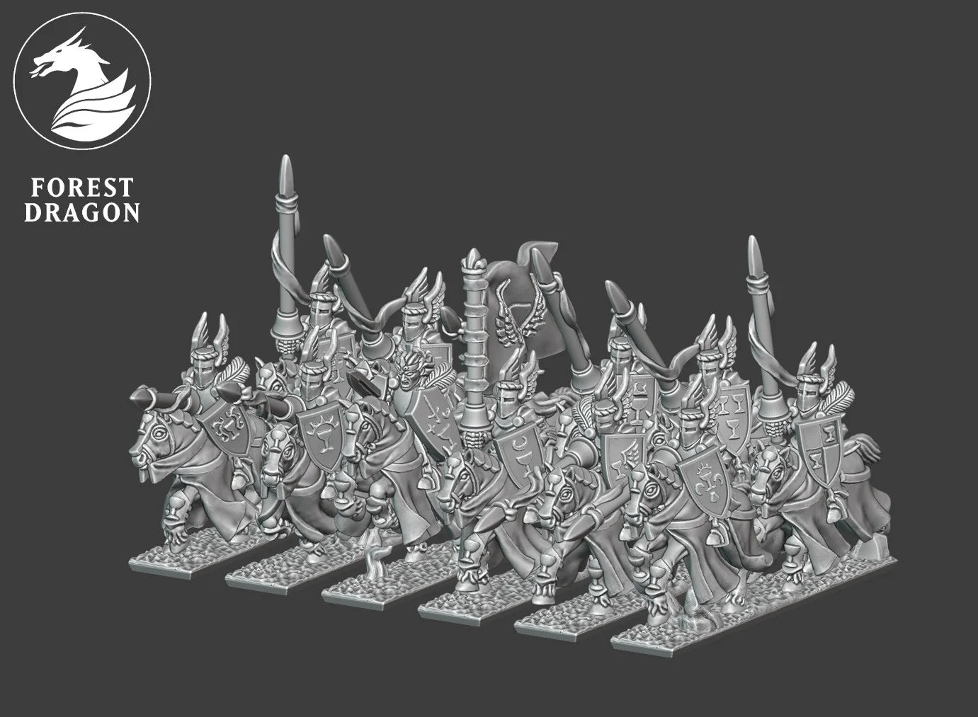 Chivalric Knights Army - 10mm - By Forest Dragon