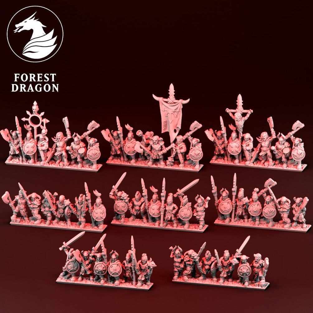 Chaotic Despoilers Army - 10mm - Forest dragon