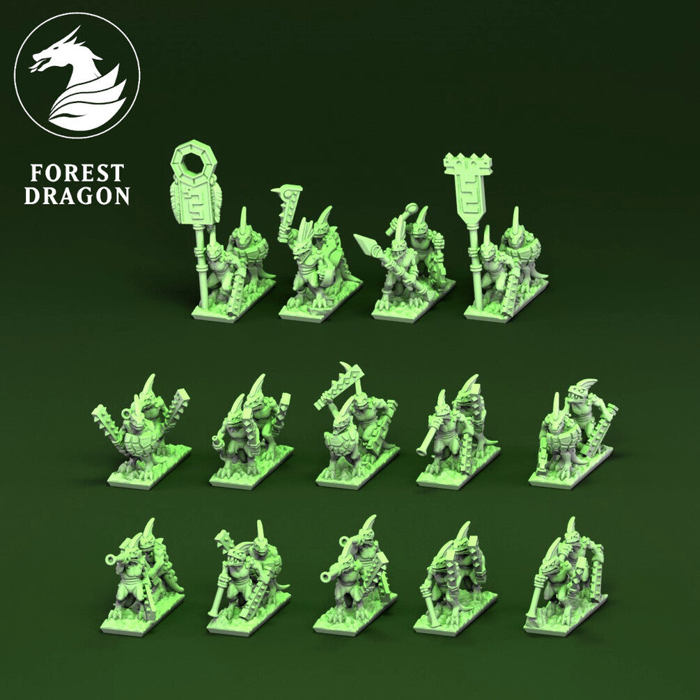 Lizardmen Army - 10mm - Forest Dragon